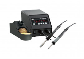 TEMPERATURE-CONTROLLED, LEAD-FREE, DUAL-PORT SOLDERING STATION RX-822AS